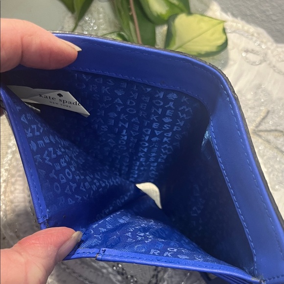 Kate Spade New York Blue Tri-Fold Wallet - Picture 15 of 16